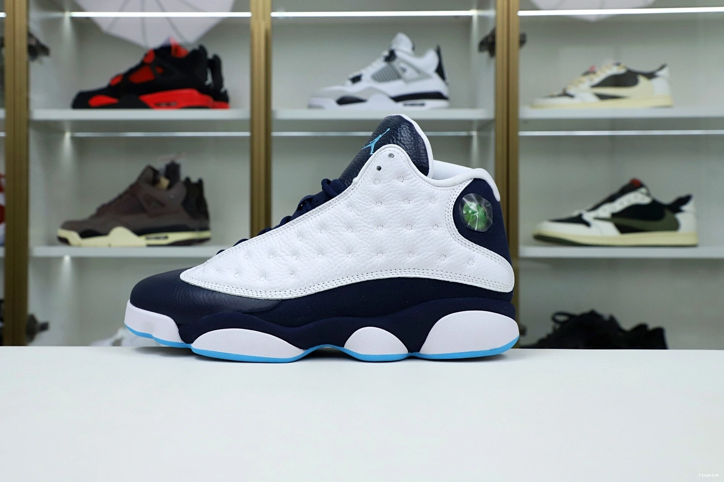OBSIDIAN 13 POWDER BLUE WHITE RETRO 414571-144 JORDAN AIR 1021